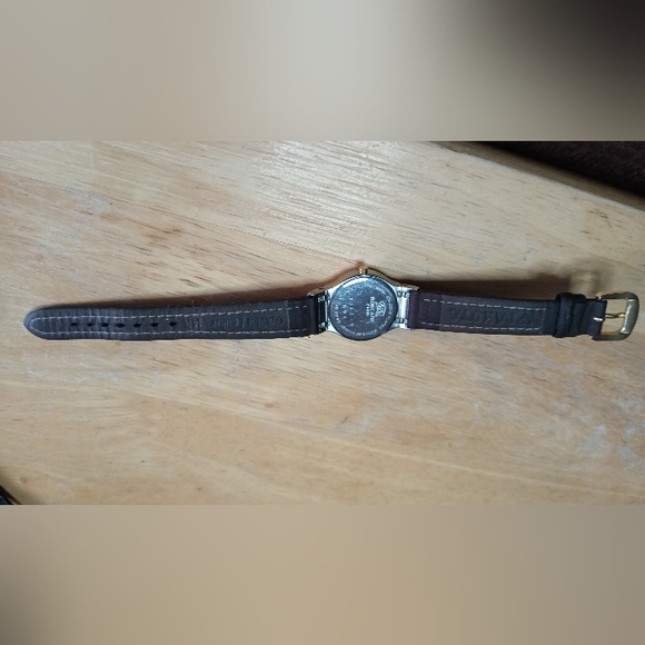 XVery early Roscani Paris watch 25mm SS case, white face 23K Gold plated details - Picture 10 of 14